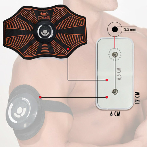 Venteo Venteo - Pack électrode - TOTAL ABS GYMFORM™ - Adulte - Blanc - Musculation