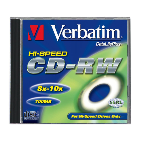 Verbatim - Verbatim 43147 CD-RW 700Mo 1pièce(s) CD vierge - Etui et Boîtier CD et DVD
