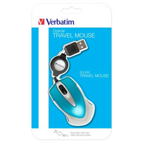 Verbatim - Verbatim Go Mini souris Ambidextre USB Type-A Optique 1000 DPI Verbatim  - Souris Verbatim