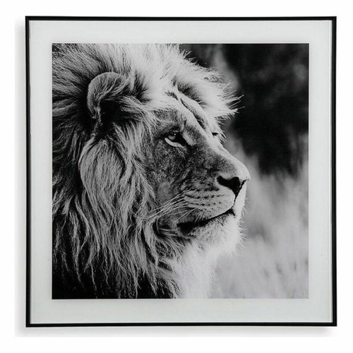 VERSA - Cadre Versa Lion Verre (2 x 50 x 50 cm) VERSA  - Objets déco