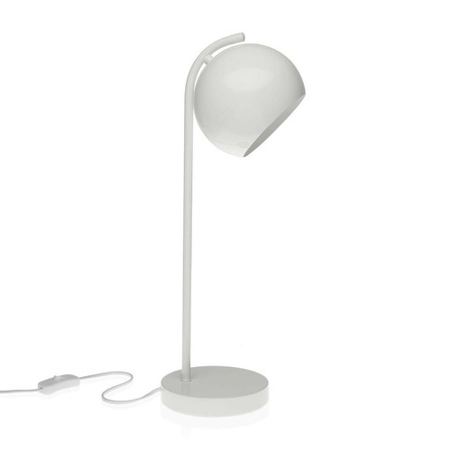VERSA - Lampe de bureau Versa Dale Blanc 19,5 x 50 x 15 cm Métal VERSA  - Luminaires
