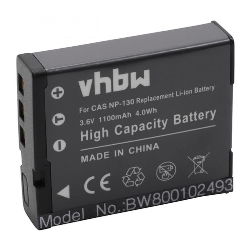 Batterie Photo & Video Vhbw Batterie LI-ION pour CASIO Exilim CASIO Exilim EX-FC300, EX-H30, EX-H35, EX-ZR100, EX-ZR300 remplace NP-130