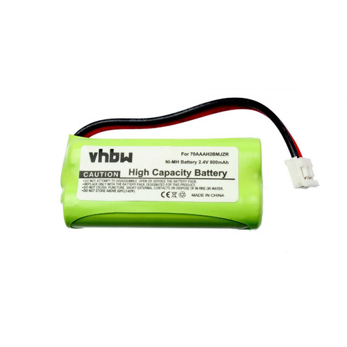 Vhbw - Batterie Ni-MH 800mAh (2,4 V) pour DeTeWe BeeTel 2000, BeeTel 2000C, BeeTel 900C. Vhbw  - Accessoires et consommables
