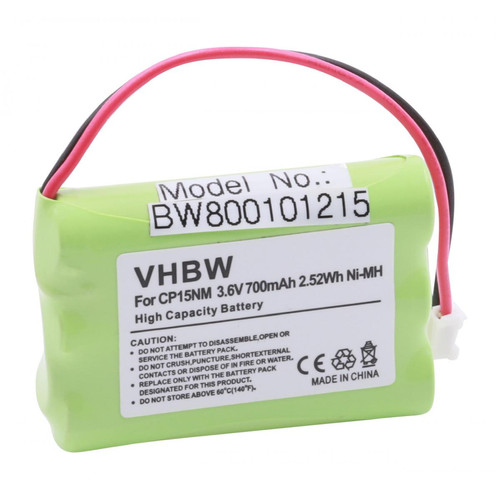 Vhbw - Batterie NiMH 700mAh 3.6V compatible pour ALCATEL remplace NTM/BKBNB 101 13/1, CP15NM, BKBNB 10109/1R1A, BKBNB10109/1R1A, TFL3X44AAA900-CB94-01A Vhbw  - Batterie téléphone