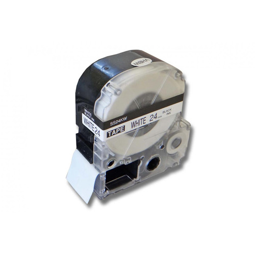 Vhbw - Cassette à ruban vhbw 24mm pour KingJim SR6700D, SR3900P, SR950, SR750. Remplace: LC-6WBN, SS24KW. Vhbw - Cartouche, Toner et Papier