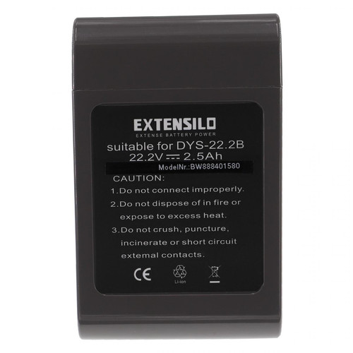 Vhbw - EXTENSILO Batterie compatible avec Dyson DC45 Animalpro, DC56, DC57 aspirateur, robot électroménager (2500mAh, 22,2V, Li-ion) Vhbw  - Dyson dc45