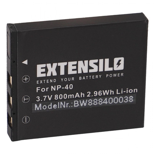 Vhbw - EXTENSILO Batterie compatible avec Easypix VX600, VX6330, VX1400, VX1400HD appareil photo, reflex numérique (800mAh, 3,7V, Li-ion) Vhbw  - Accessoire Photo et Vidéo
