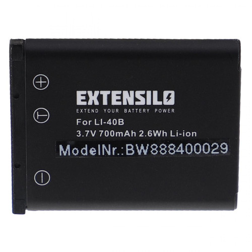 Vhbw - EXTENSILO Batterie compatible avec Medion MD86824, MD86930, MD86765, MD86777, MD86831 appareil photo, reflex numérique (700mAh, 3,7V, Li-ion) Vhbw  - Accessoire Photo et Vidéo