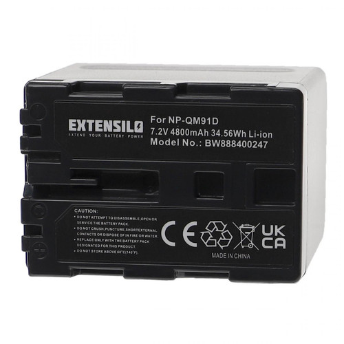 Vhbw - EXTENSILO Batterie compatible avec Sony DCR-TRV840, DCR-TRV950, DSC-F707, DSC-F717 appareil photo, reflex numérique (4800mAh, 7,2V, Li-ion) Vhbw  - Batterie Photo & Video