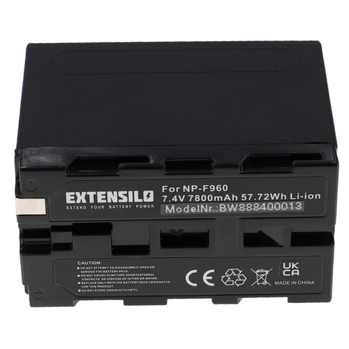 Vhbw - EXTENSILO Batterie compatible avec Sony HXR Serie HXR-NX5E, NEX Serie NEX-FS100, NEX-FS100 appareil photo, reflex numérique (7800mAh, 7,4V, Li-ion) Vhbw  - Accessoire Photo et Vidéo