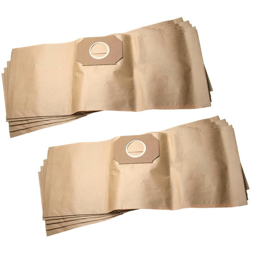 Vhbw - vhbw 10x sacs compatible avec Thomas Hobby 1000 aspirateur - papier, 61,3cm x 24.1cm, marron Vhbw  - Accessoires Appareils Electriques