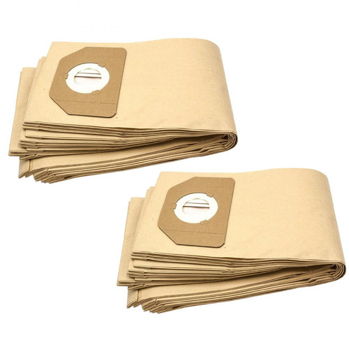 Vhbw - vhbw 20x sacs compatible avec Shop Vac 905.33, 905.34, 906-61, Classic 20, Classic 30, Pro 30 aspirateur - papier, marron Vhbw  - Cordons d'alimentation
