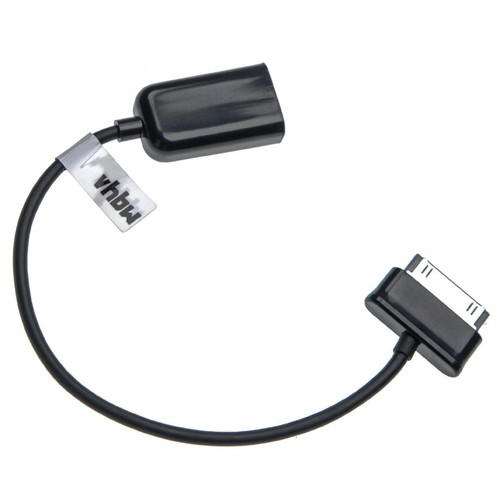 Câble antenne Vhbw vhbw Adaptateur OTG compatible avec Samsung Galaxy Tab 2 10.1 GT-P5100 16G - Câble de connecteur de tablette vers USB (femelle)