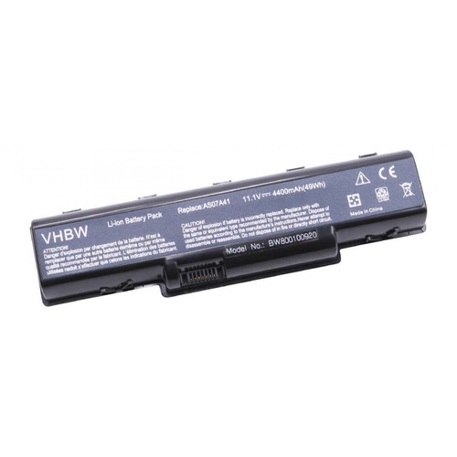 Vhbw - vhbw Batterie compatible avec Acer Aspire 5737, 5737Z, 5738, 5738G, 5738ZG / 5738Z ordinateur portable (4400mAh, 11,1V, Li-ion) Vhbw  - Batterie acer aspire 5738