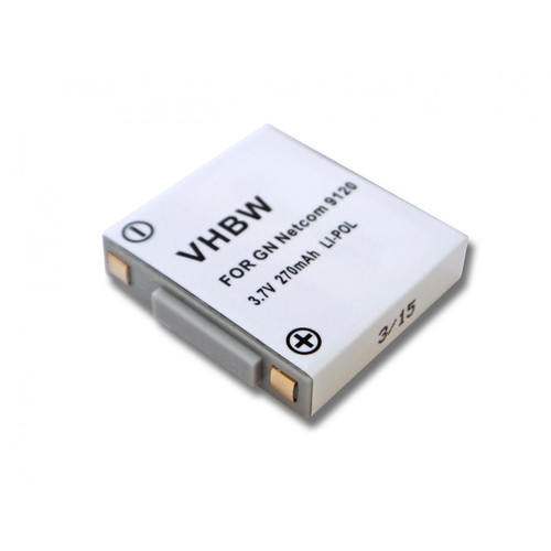 Vhbw - vhbw Batterie compatible avec Agfeo 9120 Systemheadset, Agfeo 9125 Systemheadset wireless Headset (270mAh, 3.7V, Li-Polymer) Vhbw  - Batteries électroniques