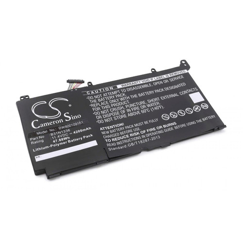Vhbw - vhbw Batterie compatible avec Asus VivoBook K551LN-XX264H, K551LN-XX282H, K551LN-XX312H ordinateur portable Notebook (4000mAh, 11,4V, Li-polymère) - Batterie PC Portable