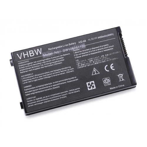 Vhbw - vhbw Batterie compatible avec Asus X61w, X61z, X82, X85c, X85l, X85s, X85se, X88, Z99, Z99Fm ordinateur portable Notebook (4400mAh, 11,1V, Li-ion) Vhbw  - Accessoires et consommables