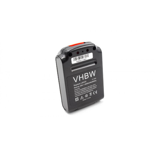 Vhbw - vhbw Batterie compatible avec Black & Decker GKC1820L H2, GLC1823L Type 1, GLC1825H1, GPC1820L H1 outil électrique (2000 mAh, Li-ion, 20 V) Vhbw  - Percer, Visser & Mélanger