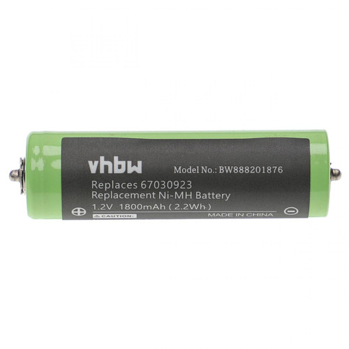 Vhbw - vhbw Batterie compatible avec Braun 5739 model 5873, 5739 model 5874 Series 3 rasoir tondeuse électrique (1800mAh, 1,2V, NiMH) Vhbw  - Grille rasoir braun serie 3