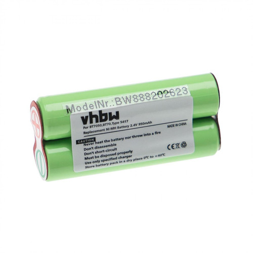 Vhbw - vhbw Batterie compatible avec Braun BT5090, BT70, BT7050, CruZer 6, Series 7 rasoir tondeuse électrique (950mAh, 2,4V, NiMH) Vhbw  - Accessoires Rasoirs & Tondeuses
