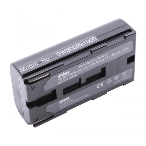 Vhbw - vhbw batterie compatible avec Canon ES-7000es, ES-7000V, ES-75 Hi8, ES-8000V, ES-8100 Hi8 appareil numérique camescope (1300mAh, 7,2V, Li-Ion) Vhbw  - Camescope hi8