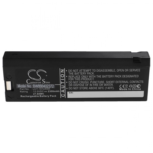 Piles spécifiques Vhbw vhbw Batterie compatible avec Critikon 9720 Dinamap Plus, Dinamap Compact, Pro 100 appareil médical (2300mAh, 12V, acideplomb scellé)
