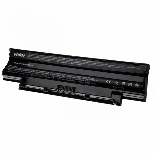 Vhbw - vhbw batterie compatible avec Dell Inspiron 14R N4010D-158, 14R N4010D-248, 14R N4010D-258, 14R N4010D148 laptop (5200mAh, 11.1V, Li-Polymère, noir) Vhbw  - Accessoire Ordinateur portable et Mac