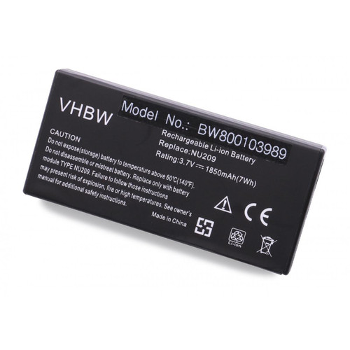 Vhbw - vhbw batterie compatible avec Dell Poweredge M600., M605, R415, R805, R905, T105, T300, T301, T605, 2970 laptop (1850mAh, 3,7V, Li-Ion) Vhbw  - Batterie PC Portable