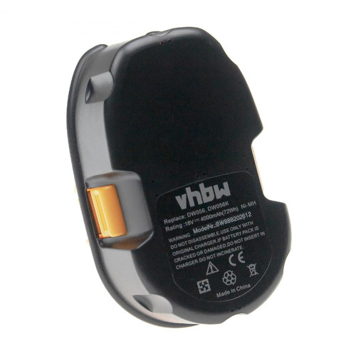 Vhbw - vhbw Batterie compatible avec Dewalt DC550KA, DC608B, DC608K, DC616K, DC618, DC618K, DC618KA outil électrique (4000mAh NiMH 18 V) Vhbw  - Outillage électroportatif