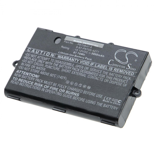 Vhbw - vhbw Batterie compatible avec Eurocom XMG U727, U727 2017 laptop (5800mAh, 15.12V, Li-Ion) Vhbw  - Batterie PC Portable