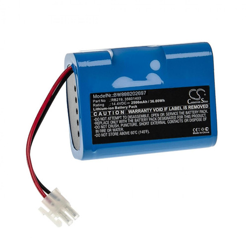 Vhbw - vhbw Batterie compatible avec Hoover RBC031B011, RBC040, RBC040/1011, RBC040/1019 aspirateur, robot électroménager (2500mAh, 14,4V, Li-ion) Vhbw  - Accessoire entretien des sols