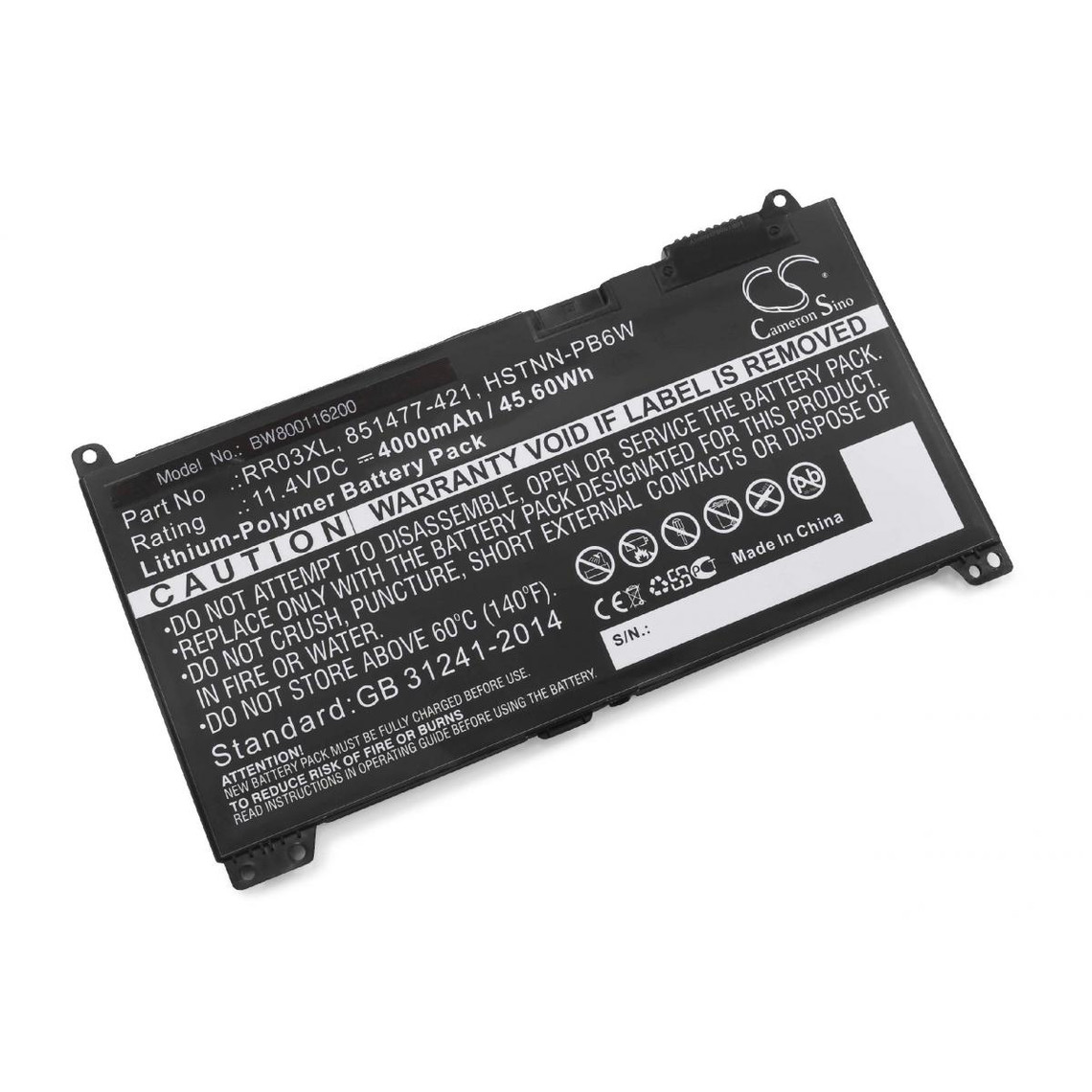 Vhbw vhbw batterie compatible avec HP ProBook 440 G5 (3KY94EA), (3KY95EA), (4QW83EA) laptop (4000mAh, 11,4V, Li