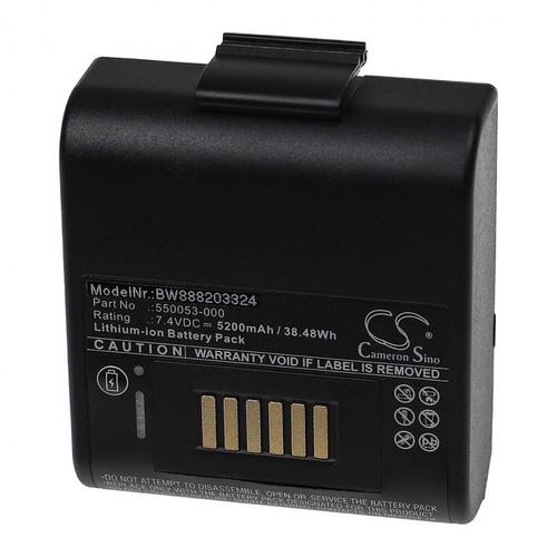 Vhbw - vhbw Batterie compatible avec Intermec RP4 imprimante, scanner, imprimante d'étiquettes (5200mAh, 7,4V, Li-ion) - Imprimante Jet d'encre Vhbw