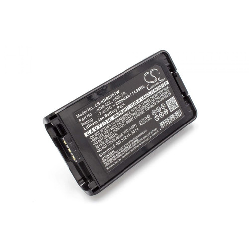 Vhbw - vhbw Batterie compatible avec Kenwood TK-2360E, TK-2360M, TK-3140, TK-3140E, TK-3160, TK-3160E radio talkie-walkie (2000mAh, 7,4V, Li-ion) Vhbw  - Accessoire Smartphone