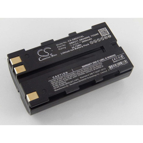 Vhbw - vhbw Batterie compatible avec Leica TS16 dispositif de mesure laser, outil de mesure (2800mAh, 7,4V, Li-ion) Vhbw  - Piles rechargeables