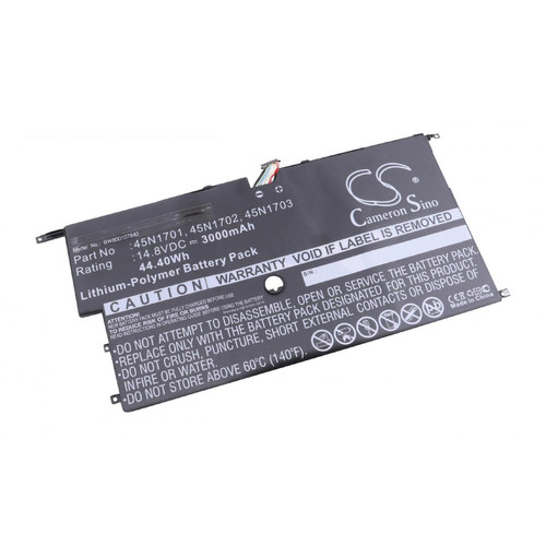 Vhbw - vhbw batterie compatible avec Lenovo ThinkPad X1 Carbon(20A7-70006AU), X1 Carbon(20A7-70007AU) laptop (3000mAh, 14,8V, Li-Polymère, noir) Vhbw  - Accessoires et consommables