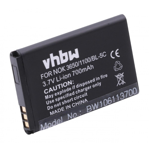 Vhbw - vhbw Batterie compatible avec NEC G355, G955, GX266, GX566 smartphone (700mAh, 3,7V, Li-ion) Vhbw  - Accessoire Smartphone