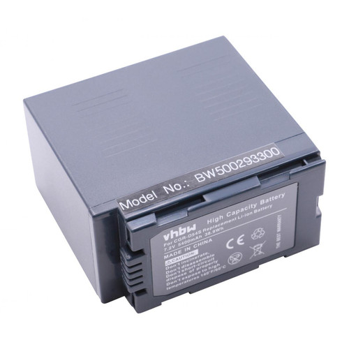 Vhbw - vhbw Batterie compatible avec Panasonic AG-DVC32, AG-DVC33, AG-DVC60, AG-DVC60E, AG-DVC62 appareil photo, reflex numérique (5400mAh, 7,4V, Li-ion) Vhbw  - Accessoire Photo et Vidéo