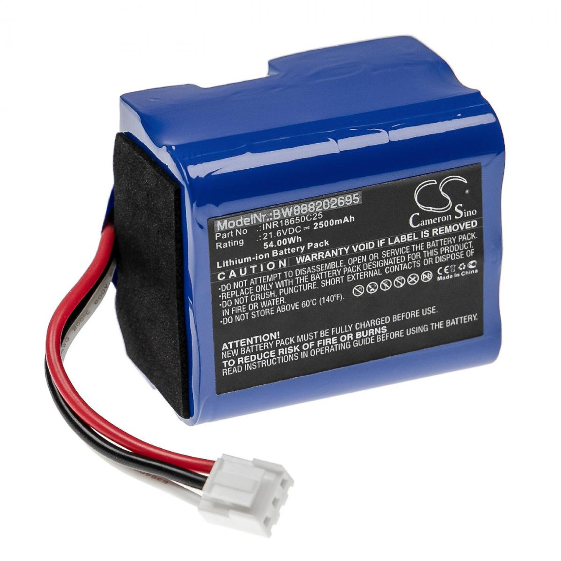 Vhbw vhbw Batterie compatible avec Philips FC6723/01, FC6725/01, FC6726/01, FC6729 aspirateur, robot électroménager (2500mAh,