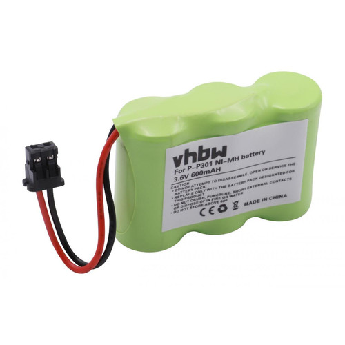 Vhbw - vhbw Batterie compatible avec Philips Xalio 6100, 6200, 6400, 6600, 6800, 6820, 6850 téléphone fixe sans fil (600mAh, 3,6V, NiMH) - Batterie téléphone Vhbw
