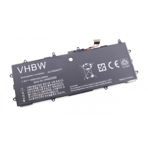 Vhbw - vhbw Batterie compatible avec Samsung XE500T1C-A01PL, XE500T1C-A01UK, XE500T1C-A02DE ordinateur portable Notebook (4080mAh, 7,5V, Li-polymère) Vhbw  - Accessoire Ordinateur portable et Mac