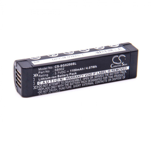 Vhbw - vhbw Batterie compatible avec Shure GLX-D14R/SM35, GLX-D14R/WL185 système de radio numérique, émetteur de poche numérique (1100mAh, 3,7V, Li-ion) Vhbw  - Câble et Connectique
