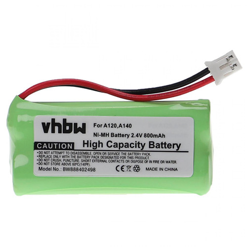 Vhbw - vhbw Batterie compatible avec Siemens Gigaset AS145, AS15, AS140, AS140 DUO, AS150 téléphone fixe sans fil (800mAh, 2,4V, NiMH) - Batterie téléphone Vhbw