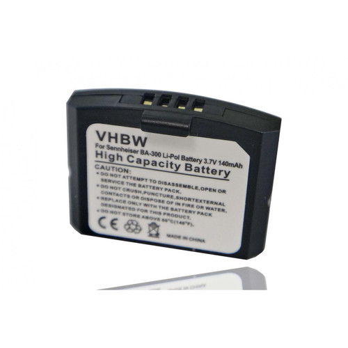 Vhbw - vhbw Batterie compatible avec Siemens RR 832, RR 842, Set 832 TV, Set 842 TV casque et écouteurs sans fil (140mAh, 3,7V, Li-polymère) Vhbw - Câble et Connectique Vhbw