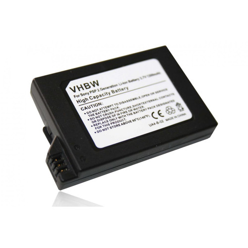 Vhbw - vhbw Batterie compatible avec Sony Playstation Portable Slim & Lite 2e génération, PSP-2000 console de jeux (1200mAh, 3,7V, Li-ion) - PS2