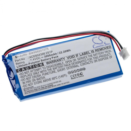 Vhbw - vhbw Batterie compatible avec Spectran NF-5030, NF-5030X, NF-XFR outil de mesure (3000mAh, 7,4V, Li-polymère) Vhbw  - Piles rechargeables