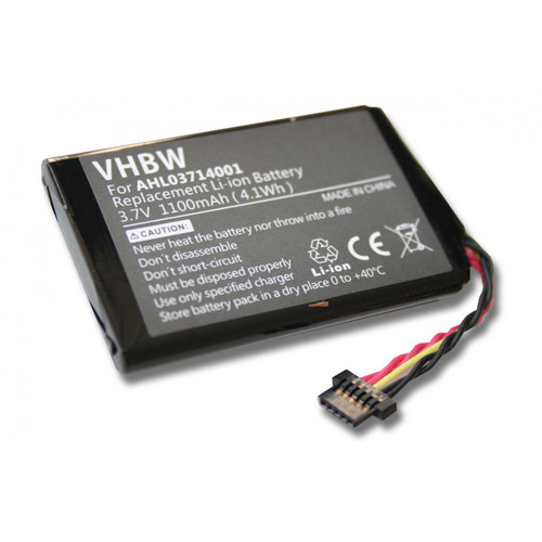 Vhbw - vhbw batterie compatible avec TomTom GO 8CP5.011.11, 550, 550 LIVE système de navigation GPS (1100mAh, 3,7V, Li-Ion) Vhbw  - Objets connectés
