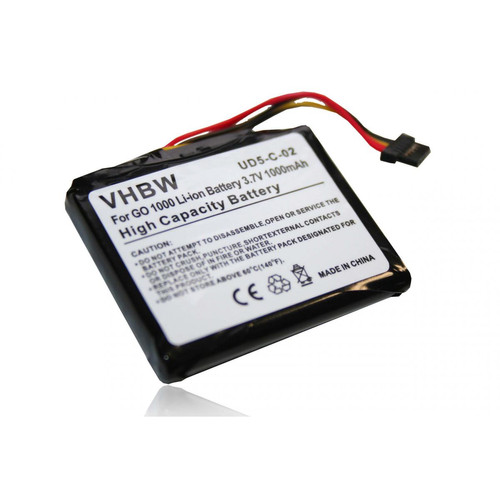 Vhbw - vhbw Batterie compatible avec TomTom GO Live 820, Live 825, Live 1530 appareil GPS de navigation (1000mAh, 3,7V, Li-ion) Vhbw  - Objets connectés