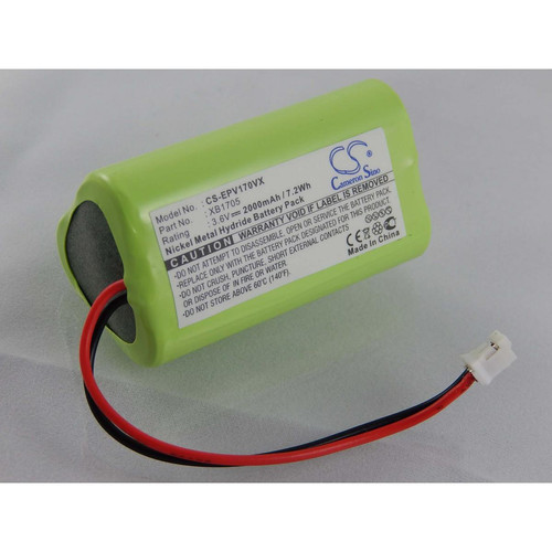 Vhbw - vhbw Batterie NiMH 2000mAh (3.6V) pour aspirateur, balai éléctrique  Euro-Pro Shark V1705, V1705i comme XB1705. Vhbw  - Accessoires Aspirateurs