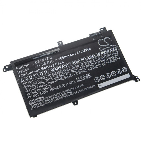 Vhbw - vhbw Batterie remplace Asus 0B200-02960000, 0B200-02960400, B31N1732 pour laptop (3600mAh, 11.55V, Li-Ion) - Batterie PC Portable